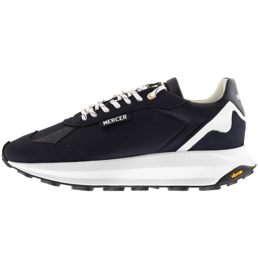Alternative Image for ProductMercer Racer Vegan Trainers Navy1